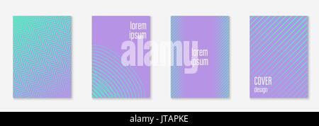 Minimo copre alla moda Illustrazione Vettoriale