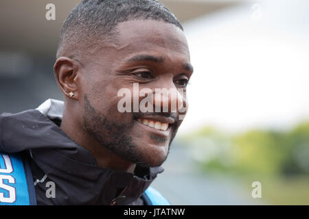 100m uomini detentore del record mondiale Justin Gatlin Foto Stock