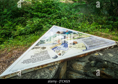 Area intorno al lago Castet, Pyrénées-Atlantiques, Francia. Foto Stock