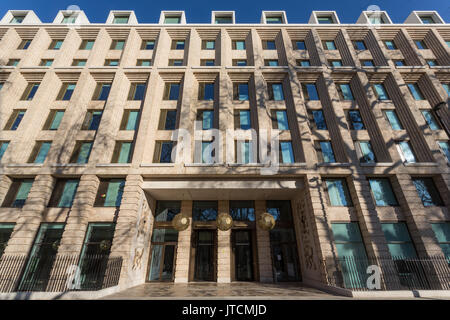 Giardino sale, UCL alloggi per studenti, Cartwright Gardens, Bloomsbury, Londra Foto Stock
