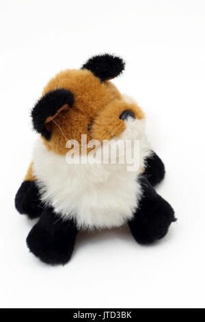 Peluche volpe rossa con nero orecchie e zampe Foto Stock