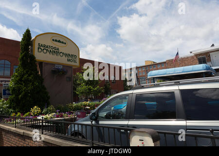 Saratoga Springs, nello stato di New York Foto Stock