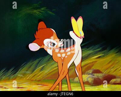 BAMBI, BUTTERFLY, Bambi, 1942 Foto Stock