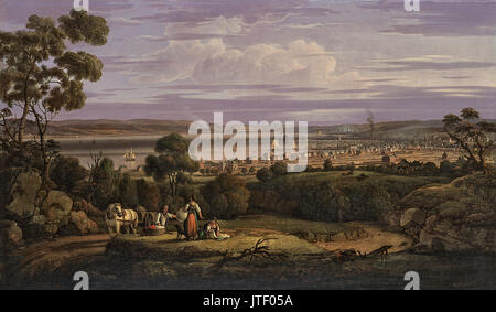 Robert Salmone vista di Greenock, Scozia Foto Stock