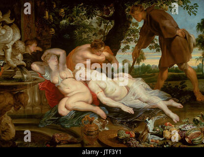 Peter Paul Rubens, Frans Snyders e Jan Wildens Cimone e Efigenia Foto Stock