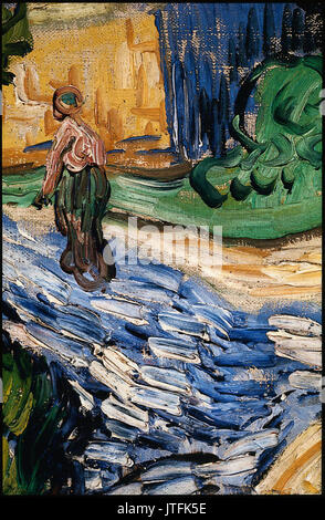 Vincent van Gogh case a Auvers (dettaglio) Foto Stock