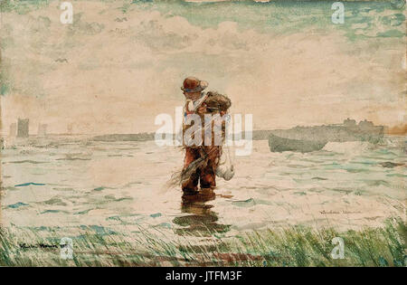 Winslow Homer portando nelle reti Foto Stock