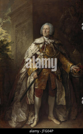 Thomas Gaunsborough John Campbell, 4° Duca di Argyll, circa 1693 1770. Soldato Foto Stock