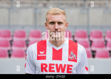 Bundesliga tedesca, photocall ufficiale FC Colonia per la stagione 2017/18 a Colonia, Germania: Frederik Sorensen. Foto: Rolf Vennenbernd/dpa | Utilizzo di tutto il mondo Foto Stock