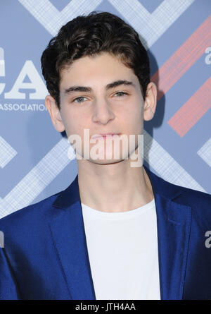 Soho House, CA, Stati Uniti d'America. 8 Ago, 2017. 08 Agosto 2017 - West Hollywood, California - David Mazouz. 2017 FOX TCA estivo tenutosi presso la Soho House di West Hollywood. Photo credit: Birdie Thompson/AdMedia Credito: Birdie Thompson/AdMedia/ZUMA filo/Alamy Live News Foto Stock