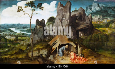 Joachim Patinir San Girolamo nel deserto WGA17100 Foto Stock