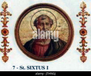 Papa Sisto I Foto Stock