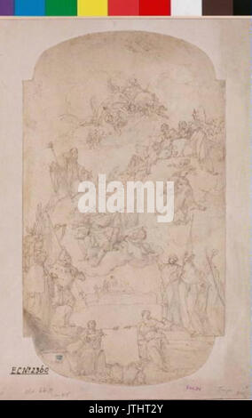 Rytec Paul Troger 30.10.1698 20.9.1762 Prevzeti klastera v Melku benediktiny Foto Stock