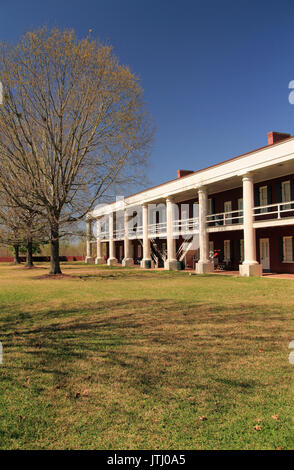 Il Pentagon Barracks a Baton Rouge rappresentano un complesso di edifici storici che una volta ricevuti i visitatori come Robert E. Lee e Abramo Lincoln Foto Stock