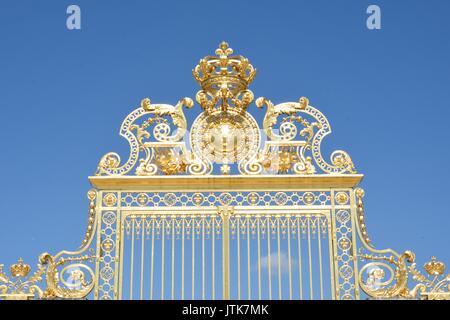 Grande Golden Palace Gates Foto Stock