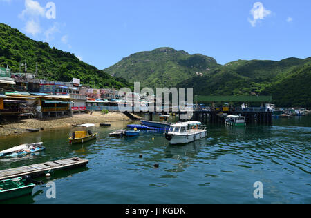 Cina, Hong Kong, Lamma Island, Sok Kwu Wan Foto Stock