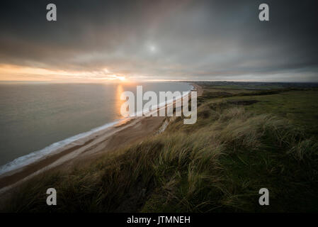 Testa Hengistbury nel Dorset. Foto Stock