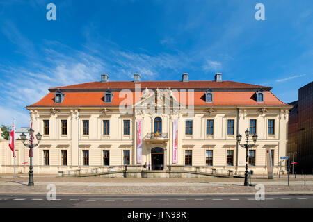 Vista del museo ebraico nel quartiere Kreuzberg di Berlino, Germania Foto Stock