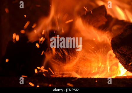 Fiamme Foto Stock