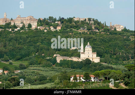 Il Santuario della Madonna di San Biagio a Montepulciano in Val d'Orcia elencati nel patrimonio mondiale dall UNESCO, Toscana, Italia. 31 luglio 2016 © Wojciech Foto Stock