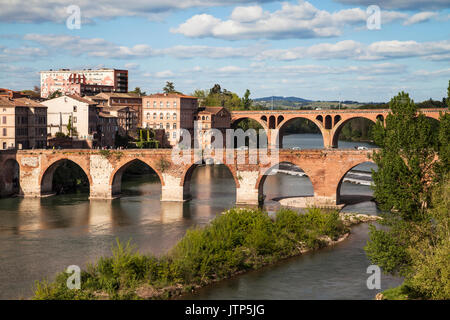 Ponti sul fiume Tarn in Albi, Francia. Foto Stock