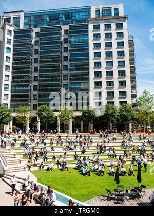 Sheldon Piazza Anfiteatro, Paddington Central, Paddington, City of Westminster, Londra Foto Stock