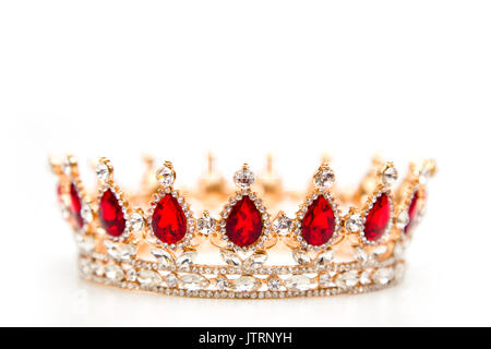 Un letto King o Queen's Golden Crown Foto Stock