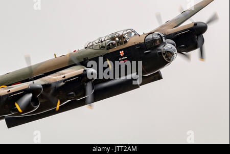 Avro Lancaster Bomber BBMF Foto Stock