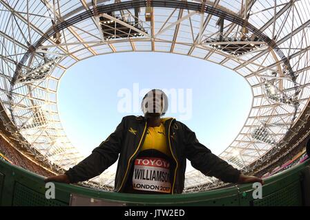 Londra, Regno Unito. 10 Ago, 2017. . IAAF mondiale di atletica. London Olympic Stadium. Queen Elizabeth Olympic Park. Stratford. Credito: Sport In immagini/Alamy Live News Foto Stock