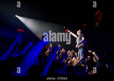 Kaiser Chiefs, XFM Winter Wonderland, live at Brixton Acadmey, 2 Dicembre 2008 Foto Stock