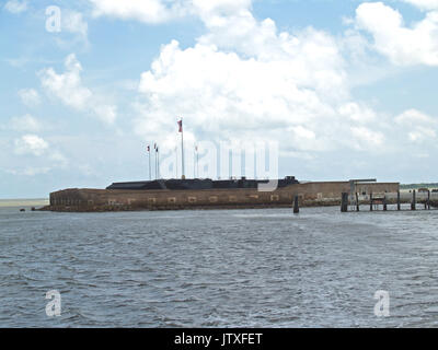 Fort Sumter Guerra civile sito storico,Charleston, Sc Foto Stock