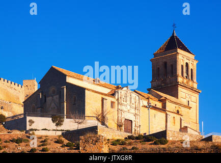 Santa Maria la Mayor chiesa a Alcaudete. Provincia di Jaen, Spagna Foto Stock