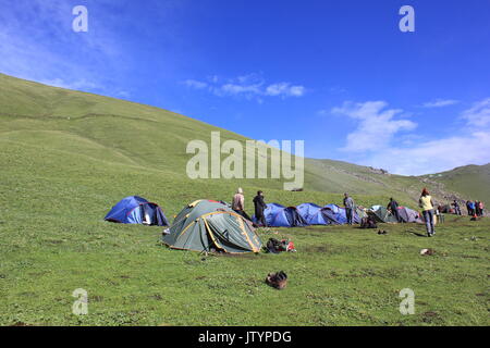 Il campeggio Foto Stock