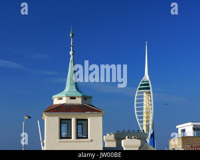 Emirati Spinnaker Tower Foto Stock