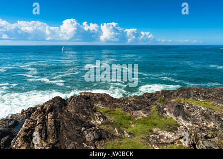 Viste dalle carni di montone bird island, Coffs Harbour, NSW, Australia. Foto Stock
