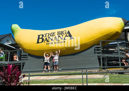 Il Big Banana a Coffs Harbour Nuovo Galles del Sud Australia. Foto Stock