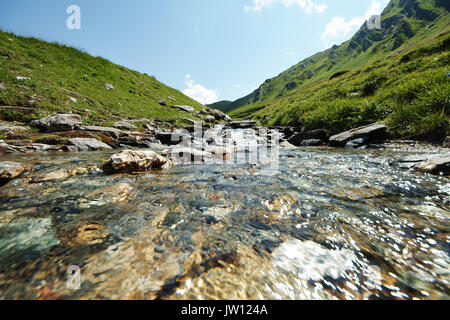 Alpi austriache-outlook sul Tuxer Foto Stock