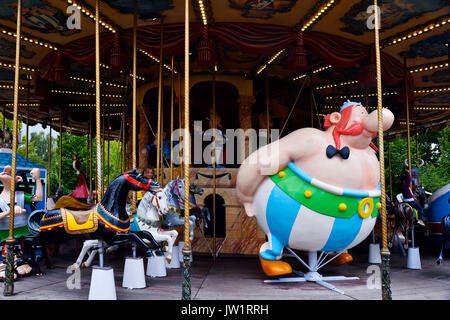 Parc Asterix, parco divertimenti, Francia Foto Stock