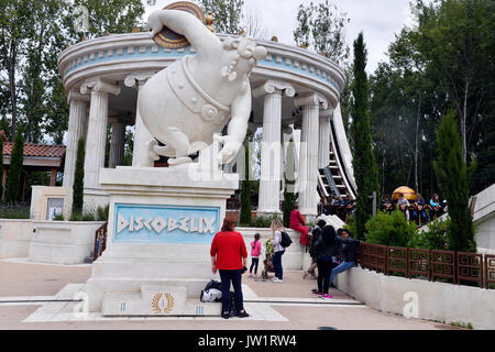 Parc Asterix, parco divertimenti, Francia Foto Stock
