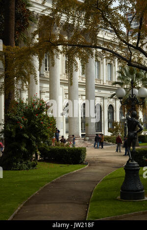 Ex Congresso Nazionale Edificio, Santiago del Cile, Sud America Foto Stock