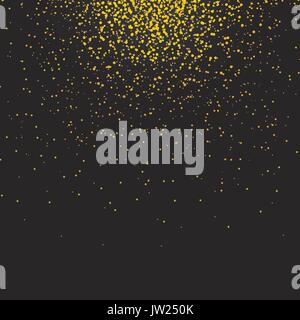 Vector oro scintillante bokeh stelle polvere Illustrazione Vettoriale