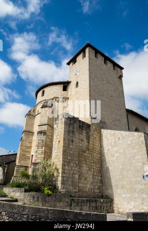 Chiesa Sainte-Marie, Roquefort, Lot-et-Garonne, Francia. Foto Stock
