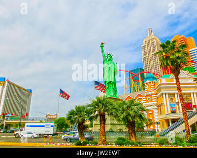 Las Vegas, Nevada, Stati Uniti d'America - 05 Maggio 2016: New York Hotel e Casino Foto Stock