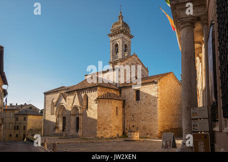 San Quirico nella cattedrale di San Quirico d'Orcia (Italia). 2017. Foto Stock