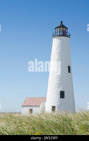 Stati Uniti d'America, Massachusetts, Nantucket Island, Grande Punto Faro Foto Stock