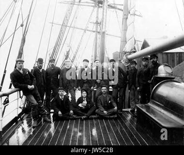 Equipaggio di corteccia DON sul ponte, Washington, ca 1900 (HESTER 767) Foto Stock