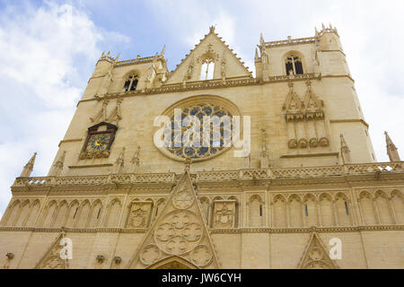 Notre Dame de Fourviers. Lione, Francia, Europa Foto Stock