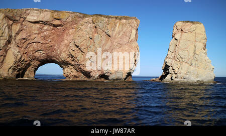 America Canada Quebec, Gaspésie, area Percé il Percé rock Foto Stock