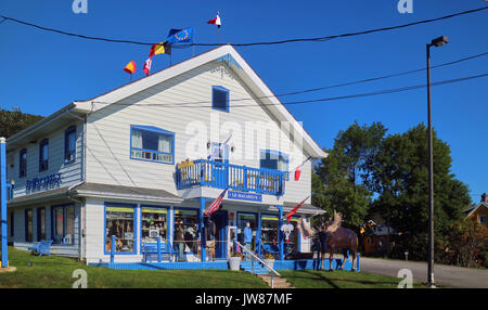 America Canada Quebec, Gaspésie, città di Percé Foto Stock