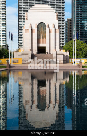 Anzac memorial in Hyde Park, Sydney, Australia. Foto Stock